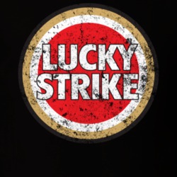 Lucky Strike Cigarettes Logo Distressed T Shirt 9548062