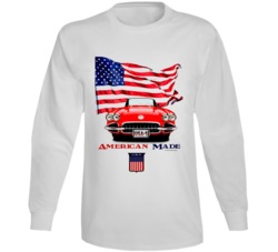 1962 Vette American Made Chevy Sports Car Classic Gift Long Sleeve T Shirt 39017018
