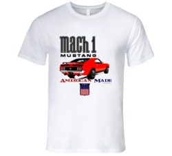 American Made 70 Mustang Mach 1 Musclecar Gift T Shirt 39018050