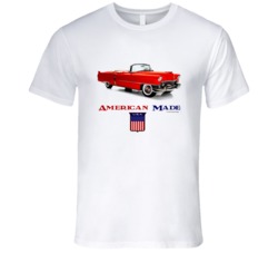 American Made 1957 Caddy Convertible Classic Car Gift T Shirt 39018052