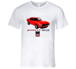 American Made Chevy Camaro Musclecar Gift Pemium Classic T Shirt 39018056