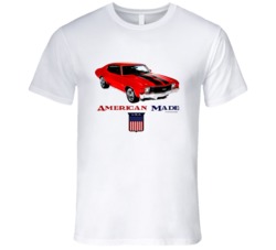 Amerivan Made Chevy Chevelle Musclecar [rmium Classic Gift T Shirt 39018057