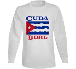 Cuba Libre Free Cuba Freedom Protest Long Sleeve T Shirt 39018242