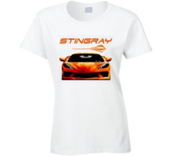 21-22 New Stingray Vette C8 Hot Trending Gift Ladies T Shirt 39023101