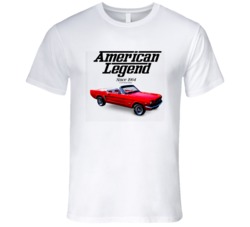 65 Mustang Red Convertible American Legend Since 1964 Premium Gift T Shirt 39026873