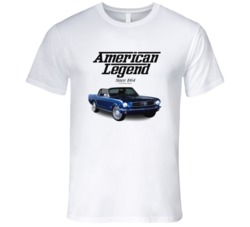 65 Mustang Blue American Legend Since 1964 Premium Gift T Shirt 39026892