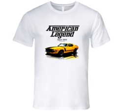 70 Boss Yellow Mustang American Legend Since 1964 Premium Gift T Shirt 39026897
