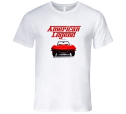 1964 Vette C2 Front Red Mid Year American Legend Premium Gift T Shirt 39026911