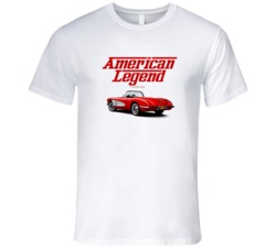 57 Vette C1 Red Back American Legend Premium Gift T Shirt 39026912