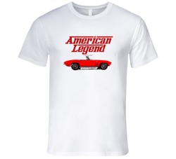 64 Mid Year Vette Red Side American Legend Premium Gift T Shirt 39026913
