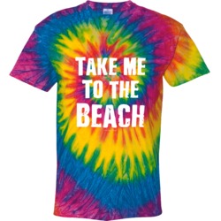 Take Me To The Beach Tie Dye Swirl Rainbow Gift Tie Dye 39028129