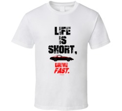 Life Is Short Drive Fast 1976 Brown Vette Gift T Shirt 39037911