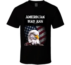 American Bad Ass Eagle Flag Patriotic Usa Gift T Shirt 39143497