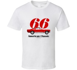 66 Mustang Fastback American Classic Ponycar Gift T Shirt 39159586