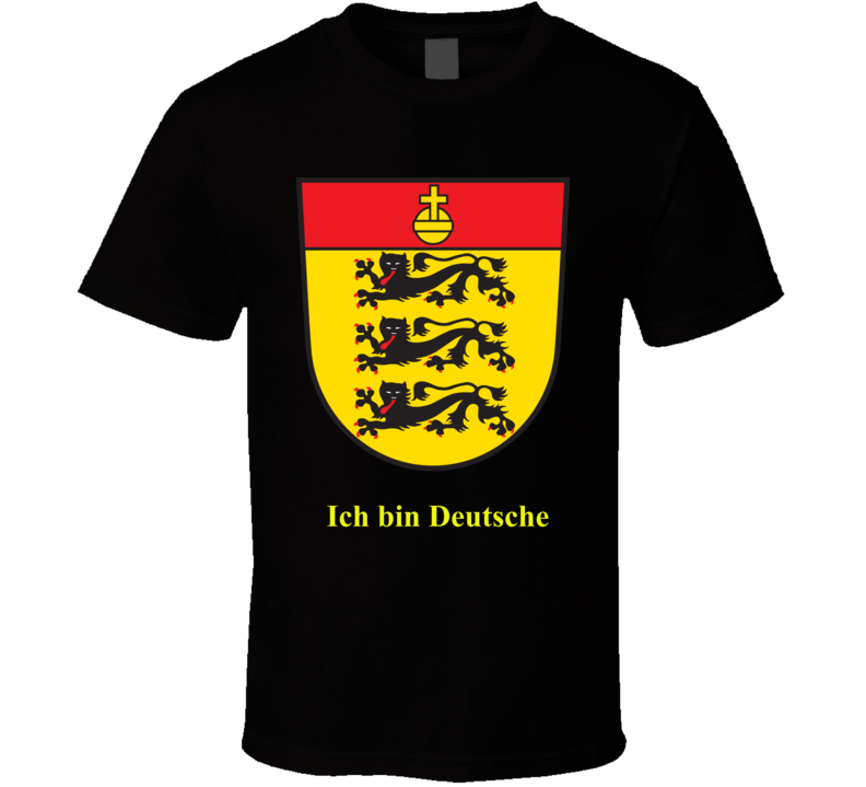 I Am German T Shirt Germany Ich Bin Deutsche Crest