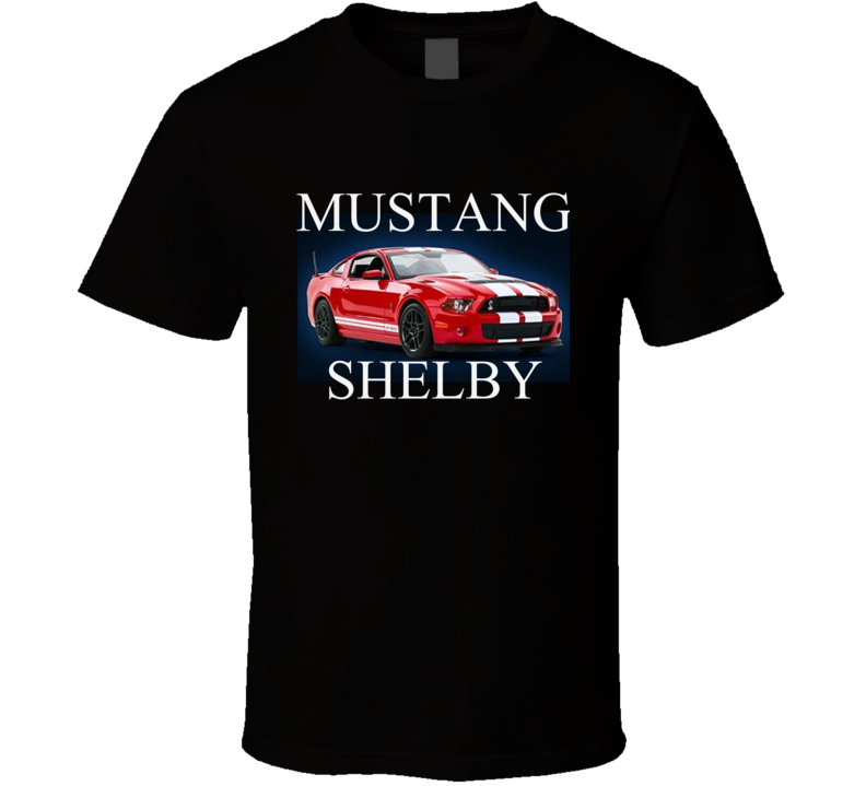 Mustang Shelby Red Ford Shirt Gt500 Gt350 Cobra T Shirt