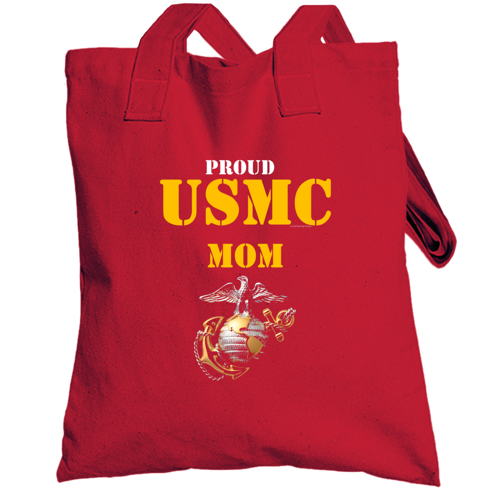 Proud Usmc Mom Marine Corps Military Family Veteran Gift Vet Father Mother Grunt Totebag Proud Usmc Mom Marine Corps Military Family Veteran Gift Vet Father Mother Grunt Totebag