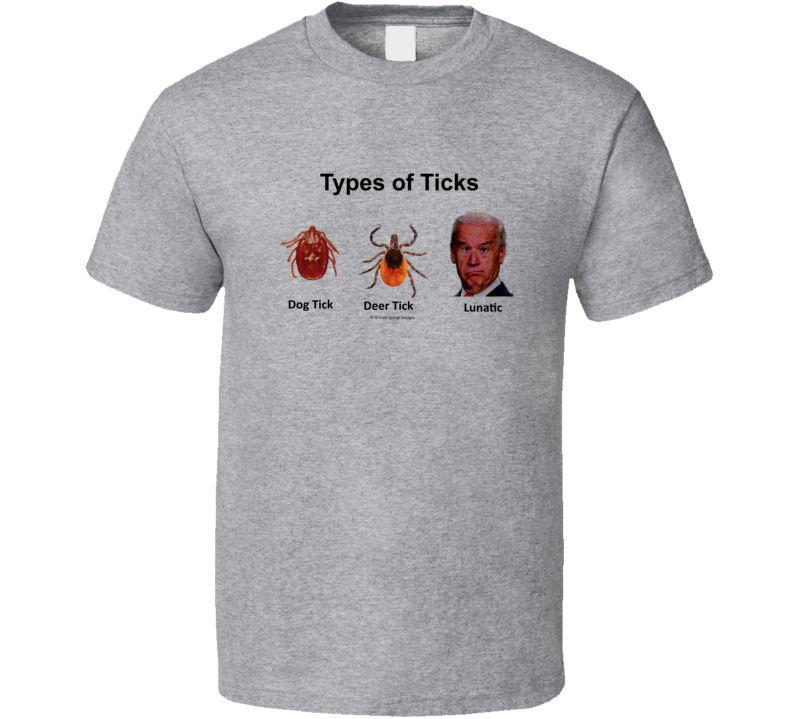 Types Of Ticks Funny Biden Lunatic Gift T Shirt Types Of Ticks Funny Biden Lunatic Gift T Shirt