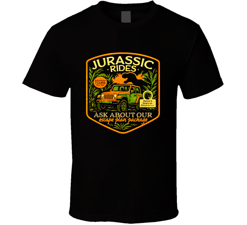 Jurassic Rides Funny Ask About Our Escape Package Dinosaur Gift T Shirt Jurassic Rides Funny Ask About Our Escape Package Dinosaur Gift T Shirt
