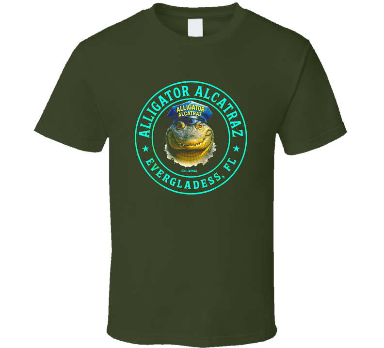 Alligator Alcatraz Everglades Fl Funny Ice Detention Swamp Olive Drab Shirt Trending Gift T Shirt Alligator Alcatraz Everglades Fl Funny Ice Detention Swamp Olive Drab Shirt Trending Gift T Shirt