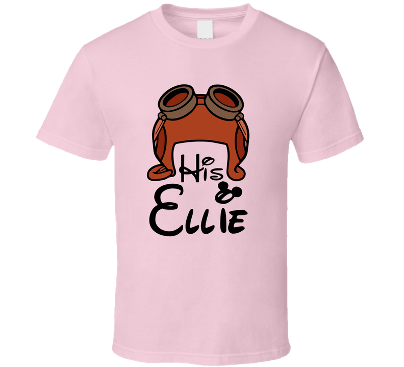 His Ellie Adventure Is Up There Funny Her Carl  Husband Wife Romantic Couple Funny Gift T Shirt
