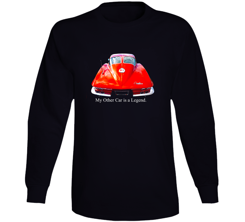 My Other Car Is A Legend Funny 63 Vette Split Window Classic Car Gift Long Sleeve T Shirt My Other Car Is A Legend Funny 63 Vette Split Window Classic Car Gift Long Sleeve T Shirt