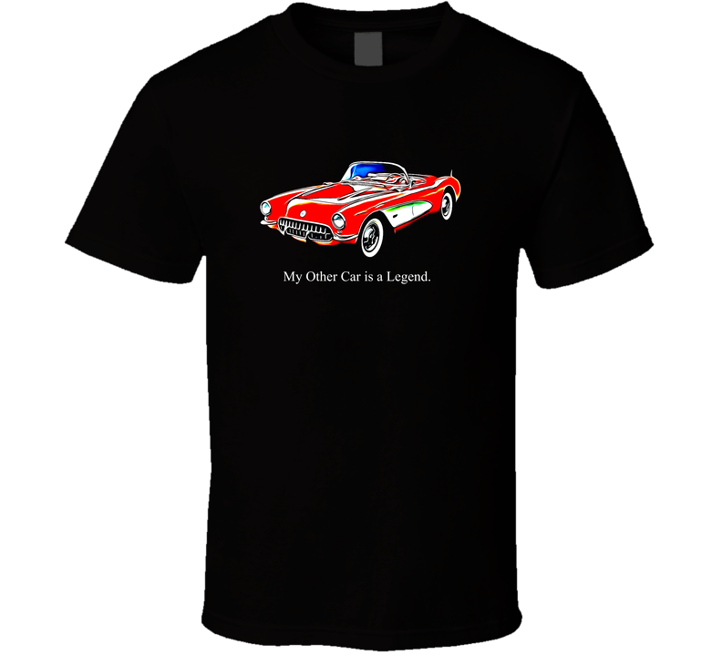 My Other Car Is A Legend Funny C1 Vette Red Classic Vintage Sports Car T Shirt My Other Car Is A Legend Funny C1 Vette Red Classic Vintage Sports Car T Shirt