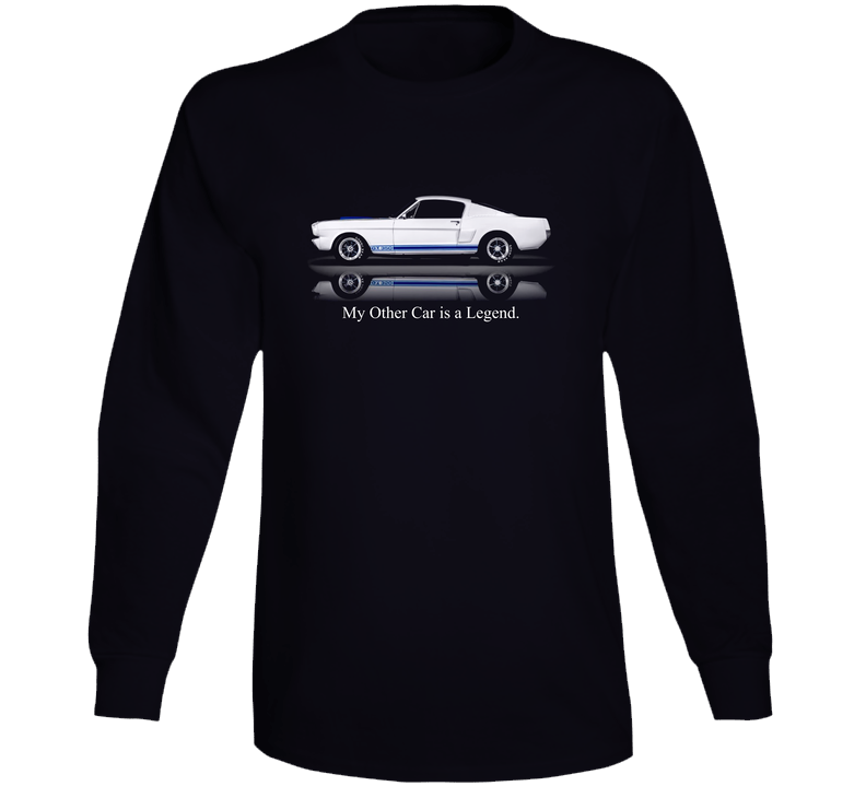 My Other Car Is A Legend Funny Gt350 White Classic Vintage Sports Car Gift Long Sleeve T Shirt My Other Car Is A Legend Funny Gt350 White Classic Vintage Sports Car Gift Long Sleeve T Shirt