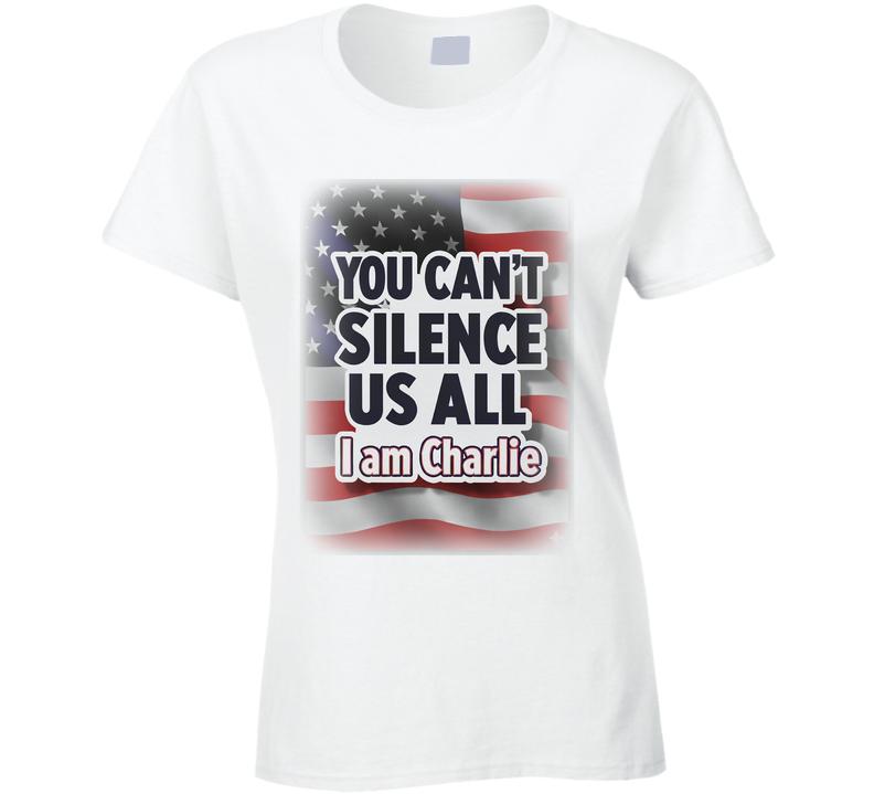 Ycant Silene Us All I Am Charlie Christian Conservative Kirk Movement Gift Ladies T Shirt