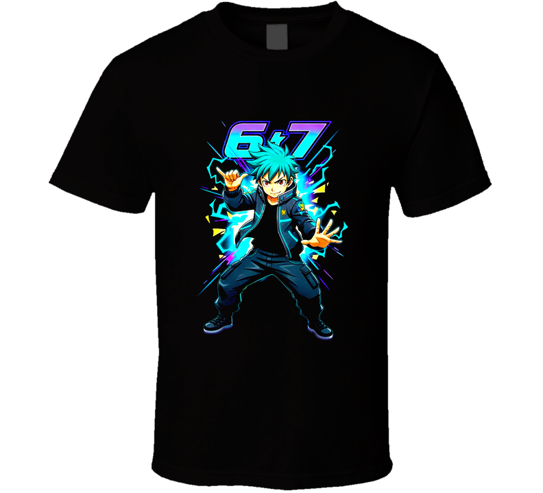 Six Seveen Trending 6 7 Anime Funny 67 Gift T Shirt Six Seveen Trending 6 7 Anime Funny 67 Gift T Shirt