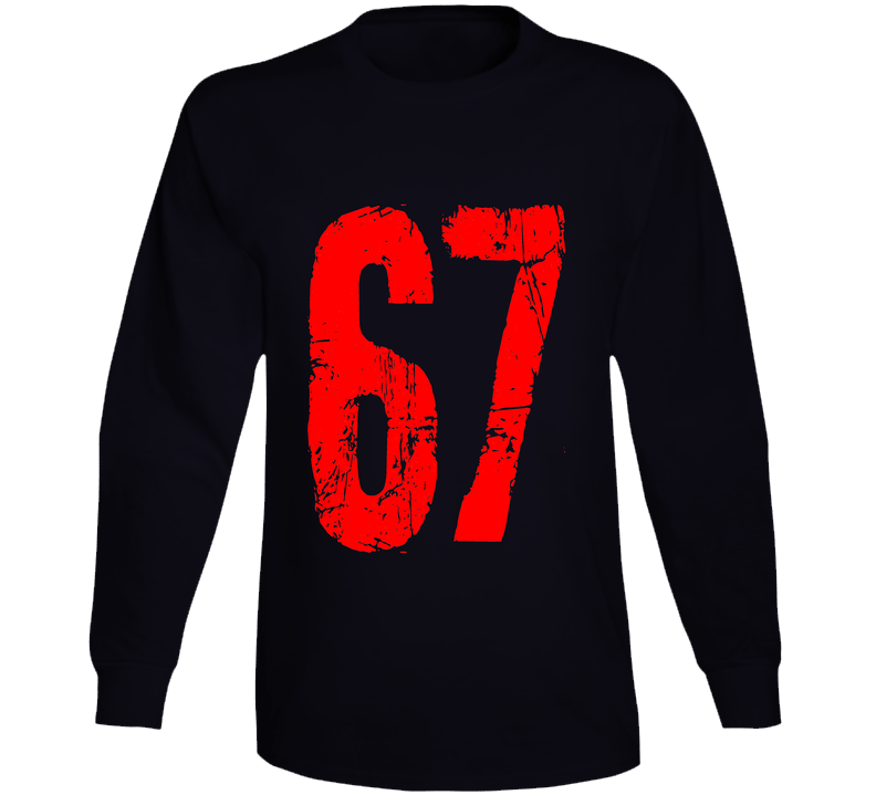 Six Seven 67 Funny Trending Gift 6 7 Meme Long Sleeve T Shirt Six Seven 67 Funny Trending Gift 6 7 Meme Long Sleeve T Shirt