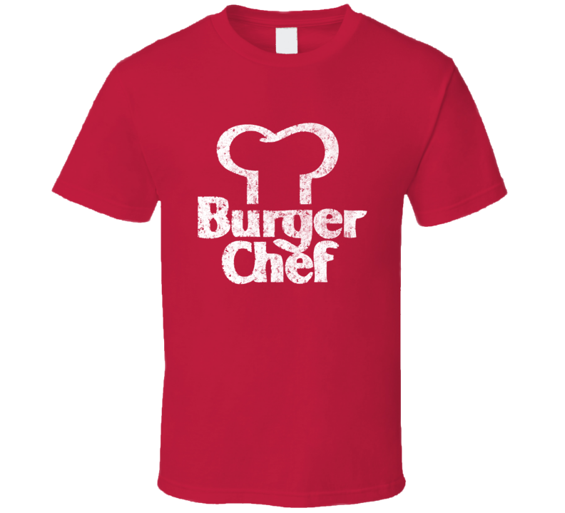 Burger Chef Restaurant Vintage Retro Logo T Shirt