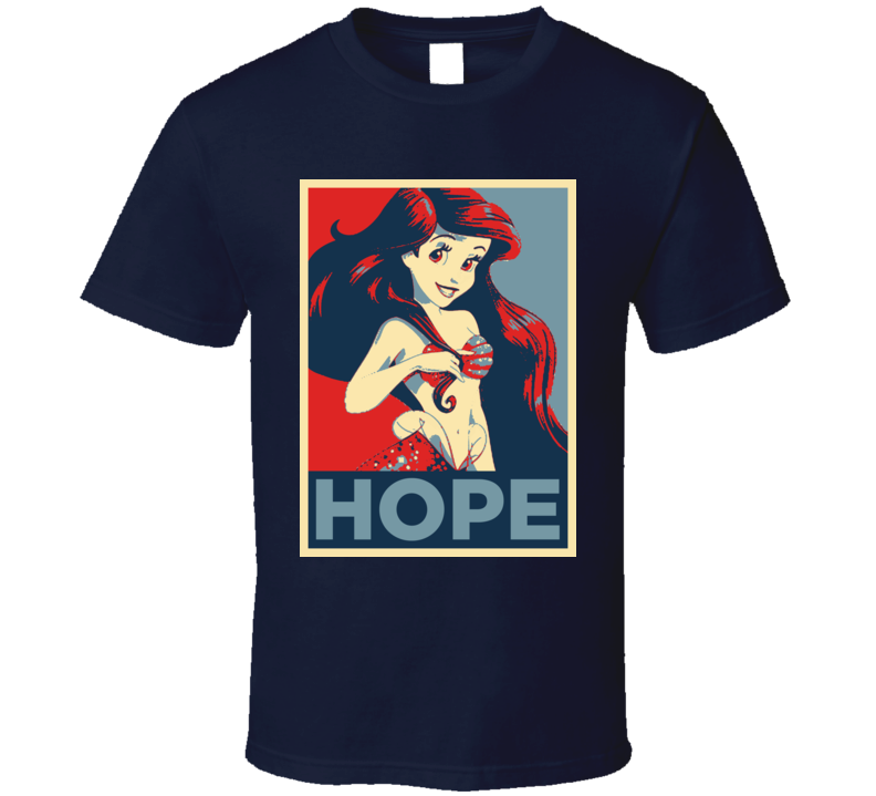 The Little Mermaid Ariel Hope Style 90s Kids Tv Show Cartoon T Shirt