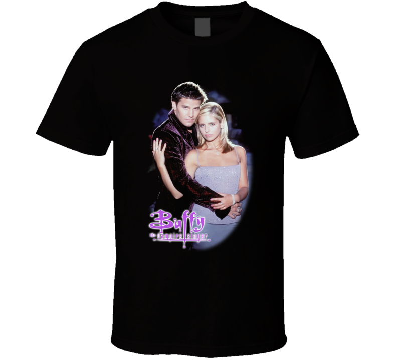 Angel And Buffy The Vampire Slayer 90s Tv Show T Shirt