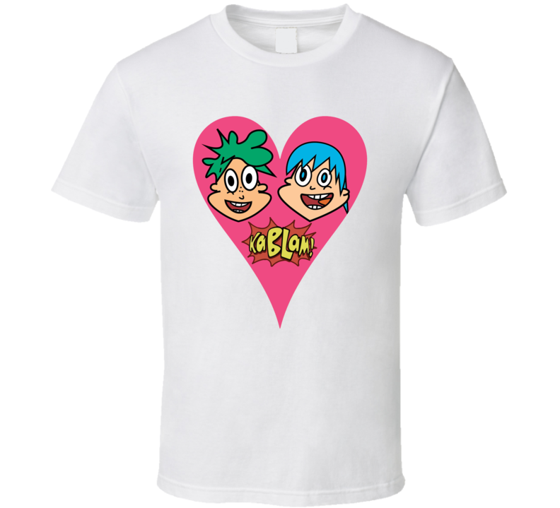 Kablam Henry June Heart Retro Tv Show T Shirt