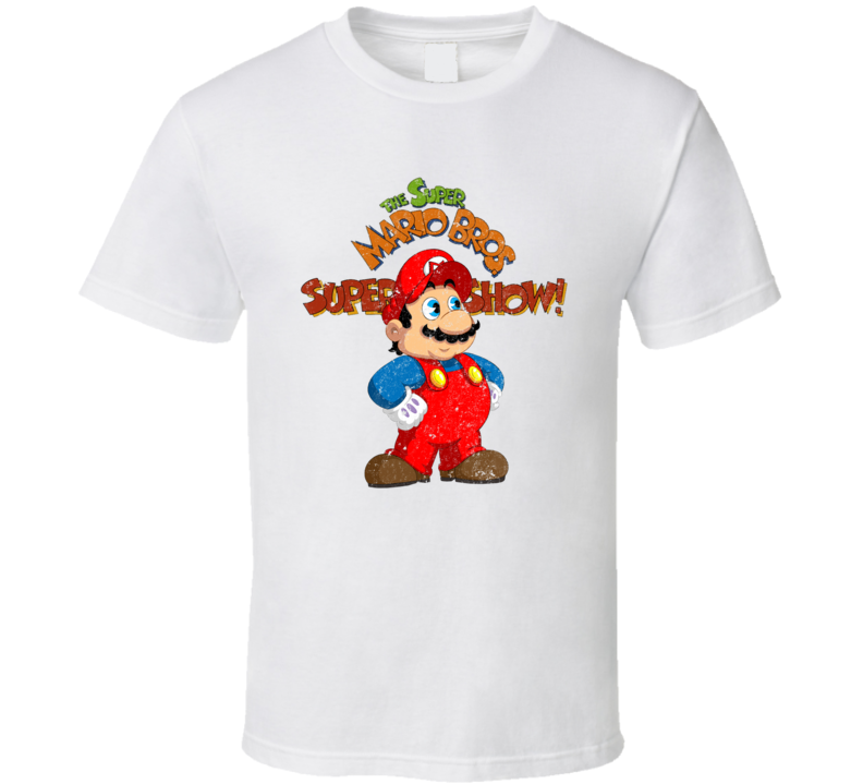 The Super Mario Bros Super Show Retro 80s Tv T Shirt