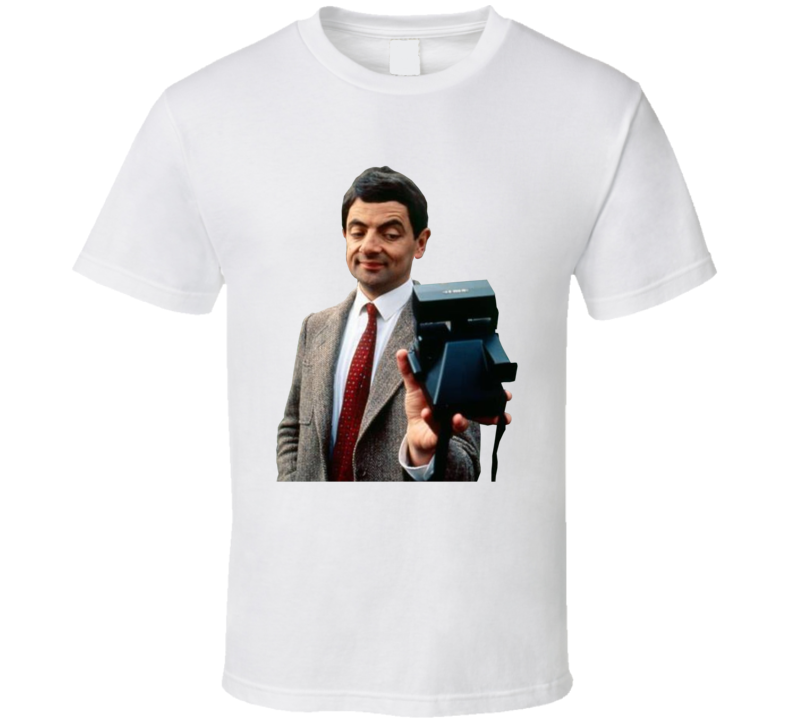 Mr Bean Taking A Selfie Retro 90s Tv Show Fan T Shirt