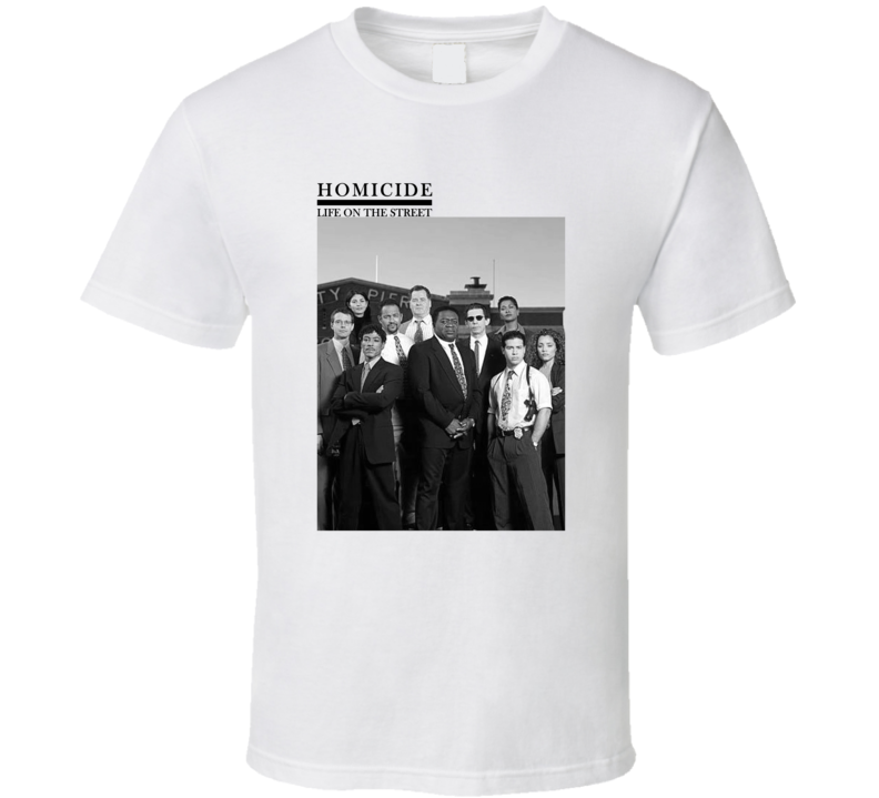 Homicide Life On The Street Cast Fan T Shirt