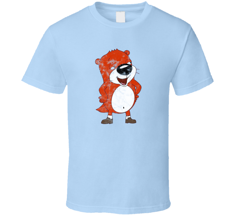 Peanut Pb&amp;j Otter Playground 90s Kids Tv Show Cartoon Worn Look T 