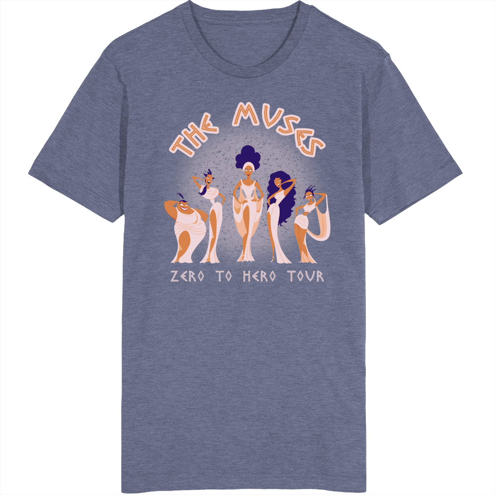 Hercules Animated Series Muses Hero To Zero T Shirt