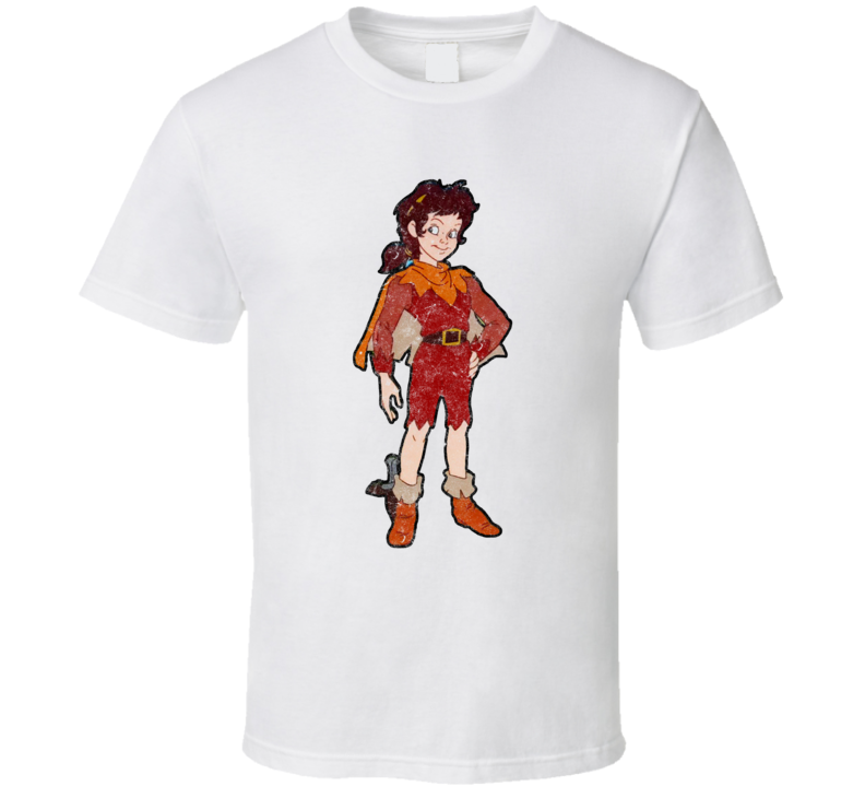 Peter Pan And The Pirates Tv Cartoon Series Grunge T Shirt