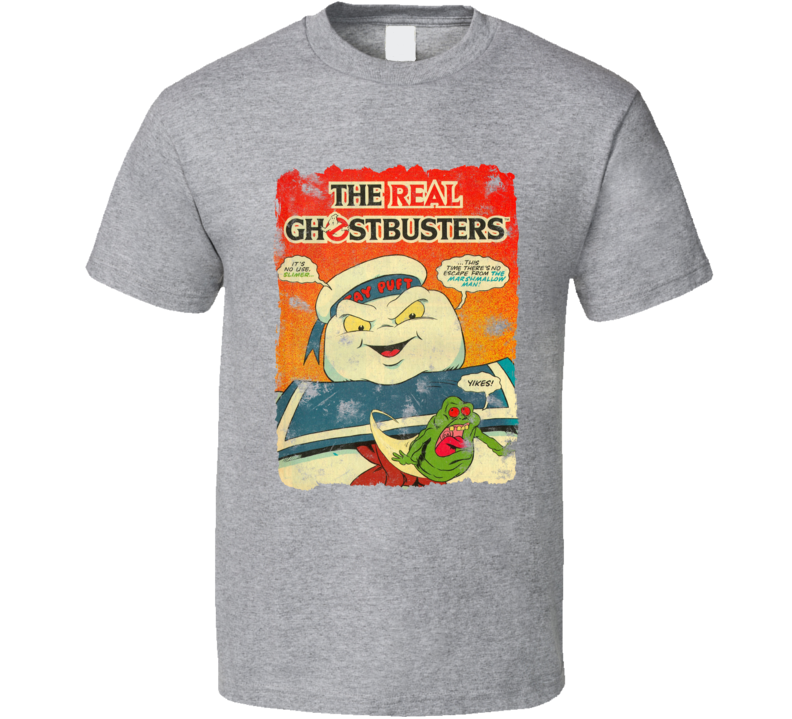 The Real Ghostbusters Retro  Tv Show T Shirt