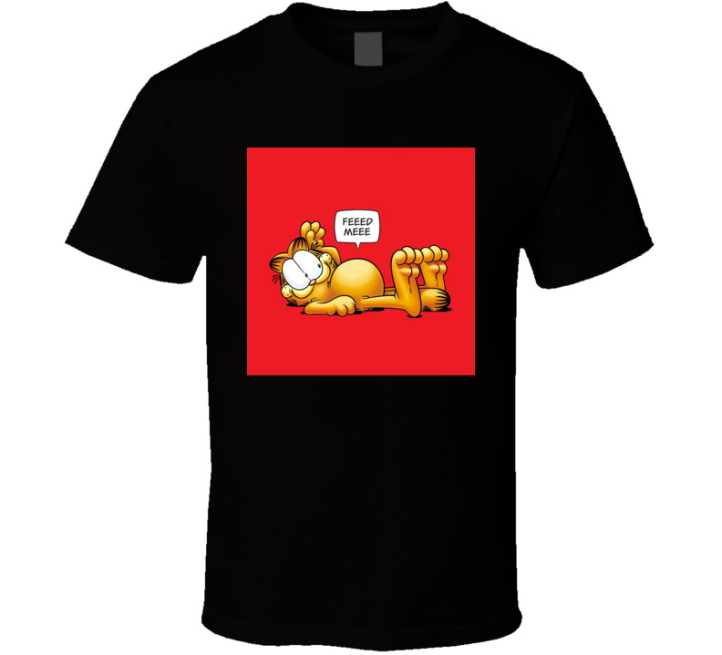 Garfield And Friends Feed Me 80s 90s Kids Tv Show Cartoon T Shirt