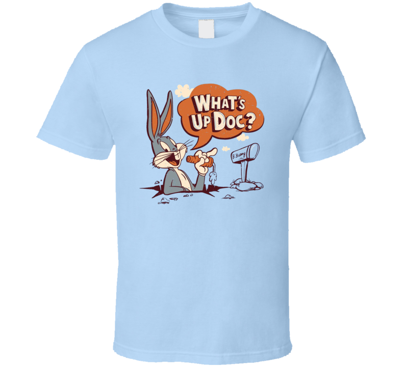 Whats Up Doc Looney Tunes Bugs Bunny Tv Show Cartoon T Shirt