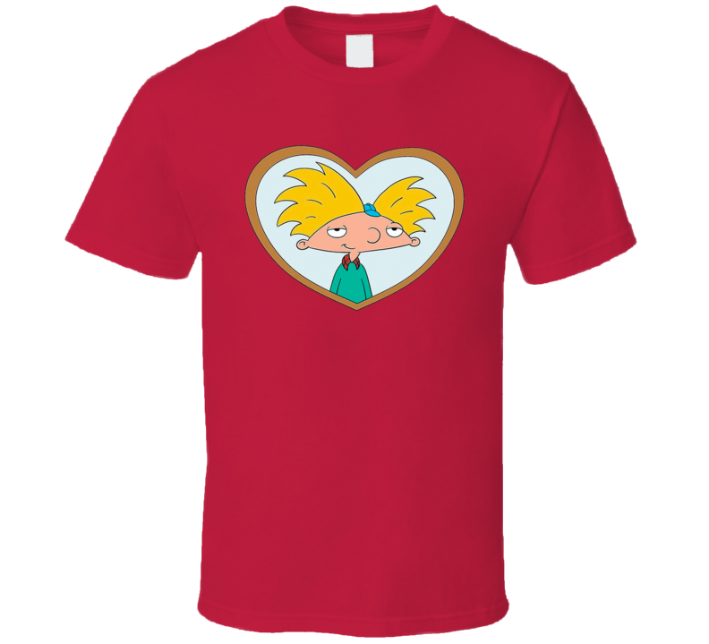 Hey Arnold Heart Locket T Shirt