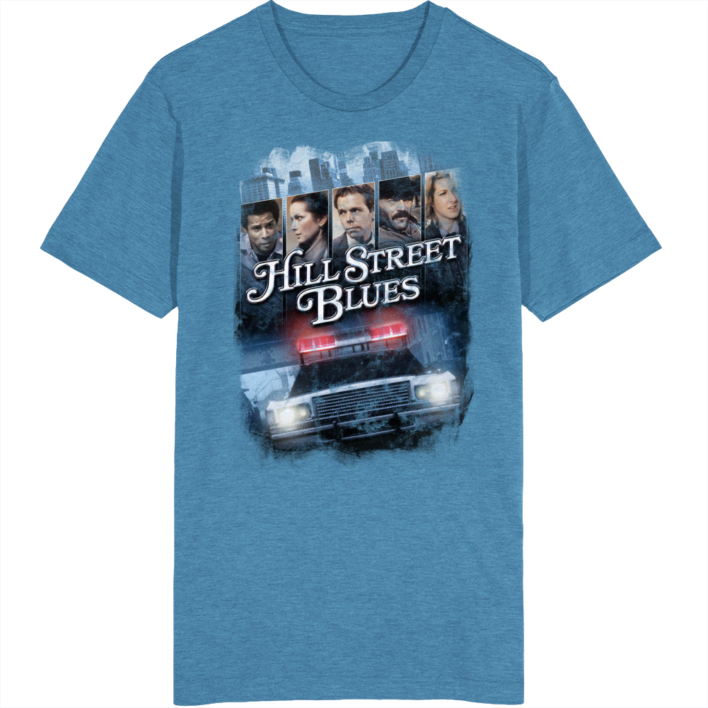 Hill Street Blues 80s Tv Series Show Worn Look Vintage Unisex T Shirt