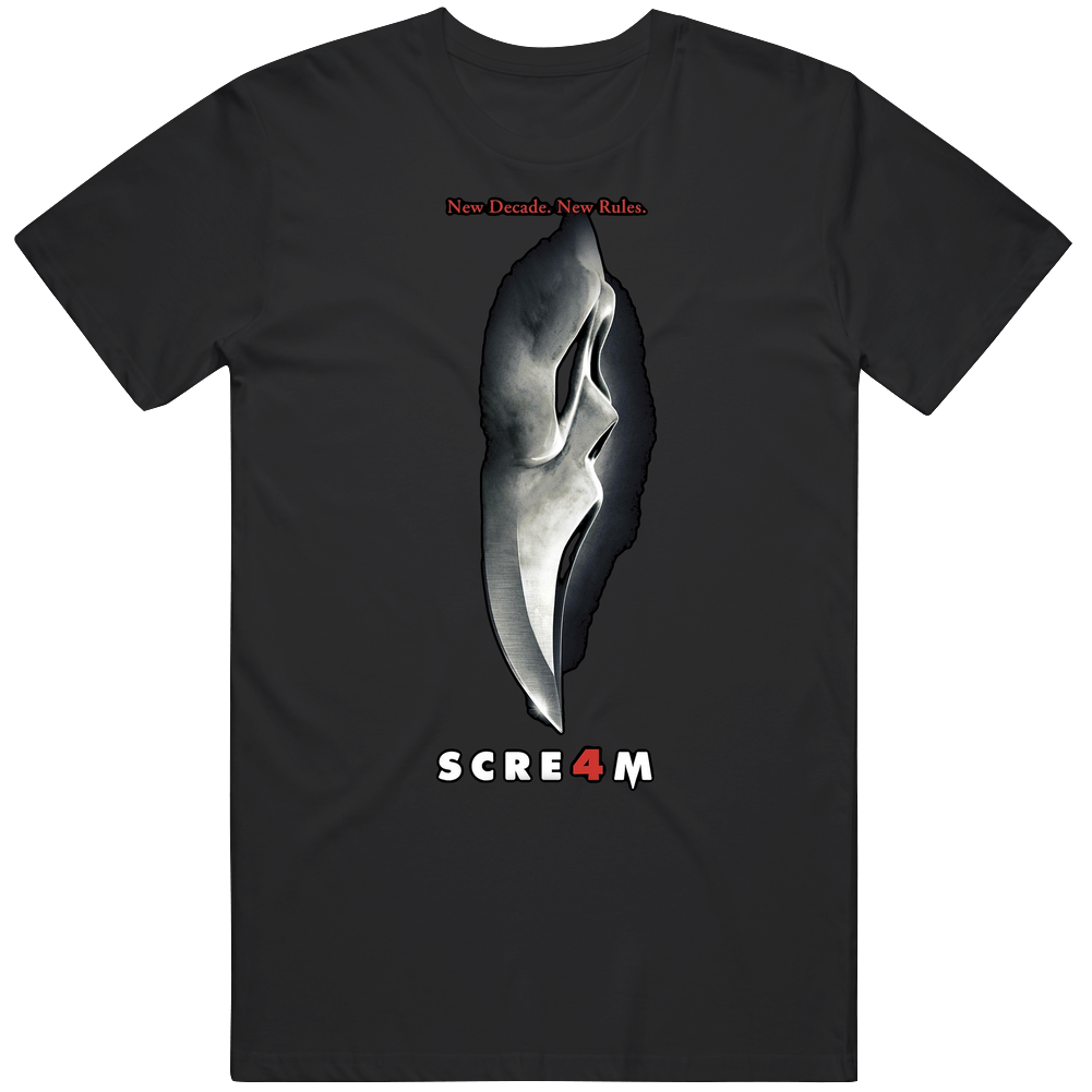 Scream 4 Thriller Horror Movie T Shirt Scream 4 Thriller Horror Movie T Shirt