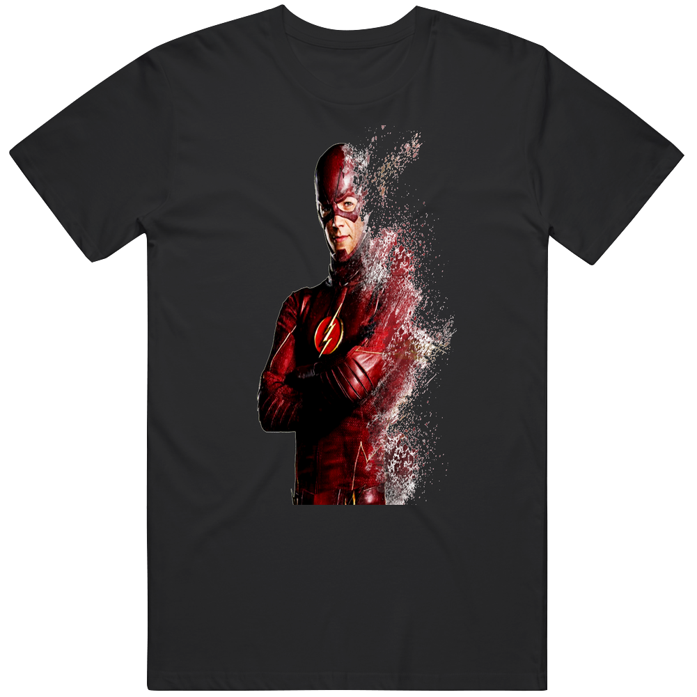 The Flash Barry Allen Disintegrating Cool Superhero T Shirt The Flash Barry Allen Disintegrating Cool Superhero T Shirt