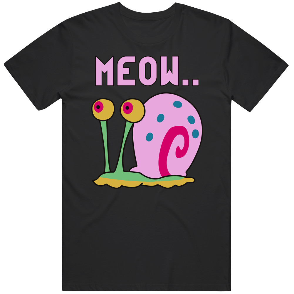 Spongebob Squarepants Gary the Snail T Shirt Gary Meowing Top Meow Tee T Shirt Spongebob Squarepants Gary the Snail T Shirt Gary Meowing Top Meow Tee T Shirt