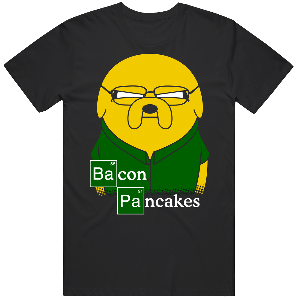 Bacon Pancakes t-shirt adventure time tee jake and finn T Shirt